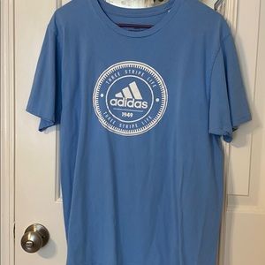 Short sleeve light blue adidas t-shirt